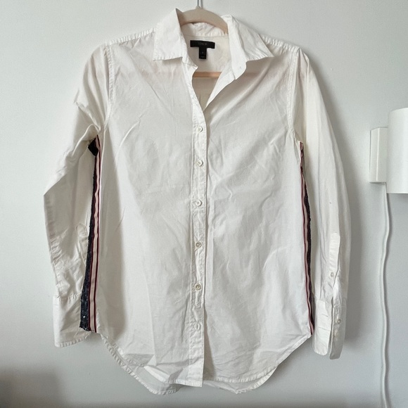 J. Crew sequin stripe button down - Picture 2 of 4